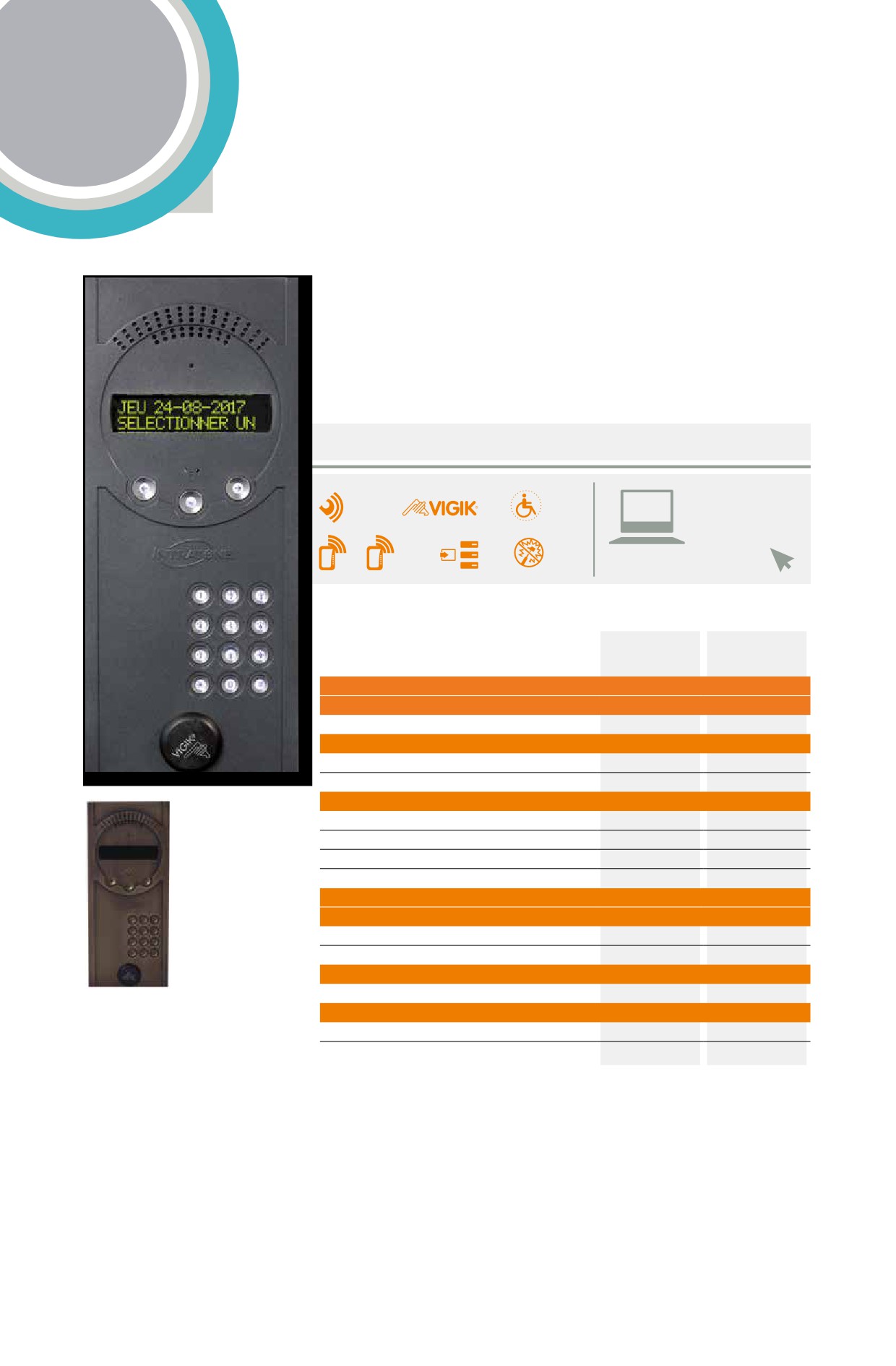 Intrabox visio + Platine visio Intratone - Interphones